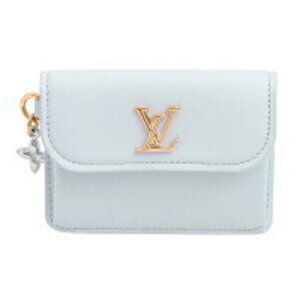 Louis Vuitton Porte Carte Recto Verso Card Wallet LV Bloom Azure Blue